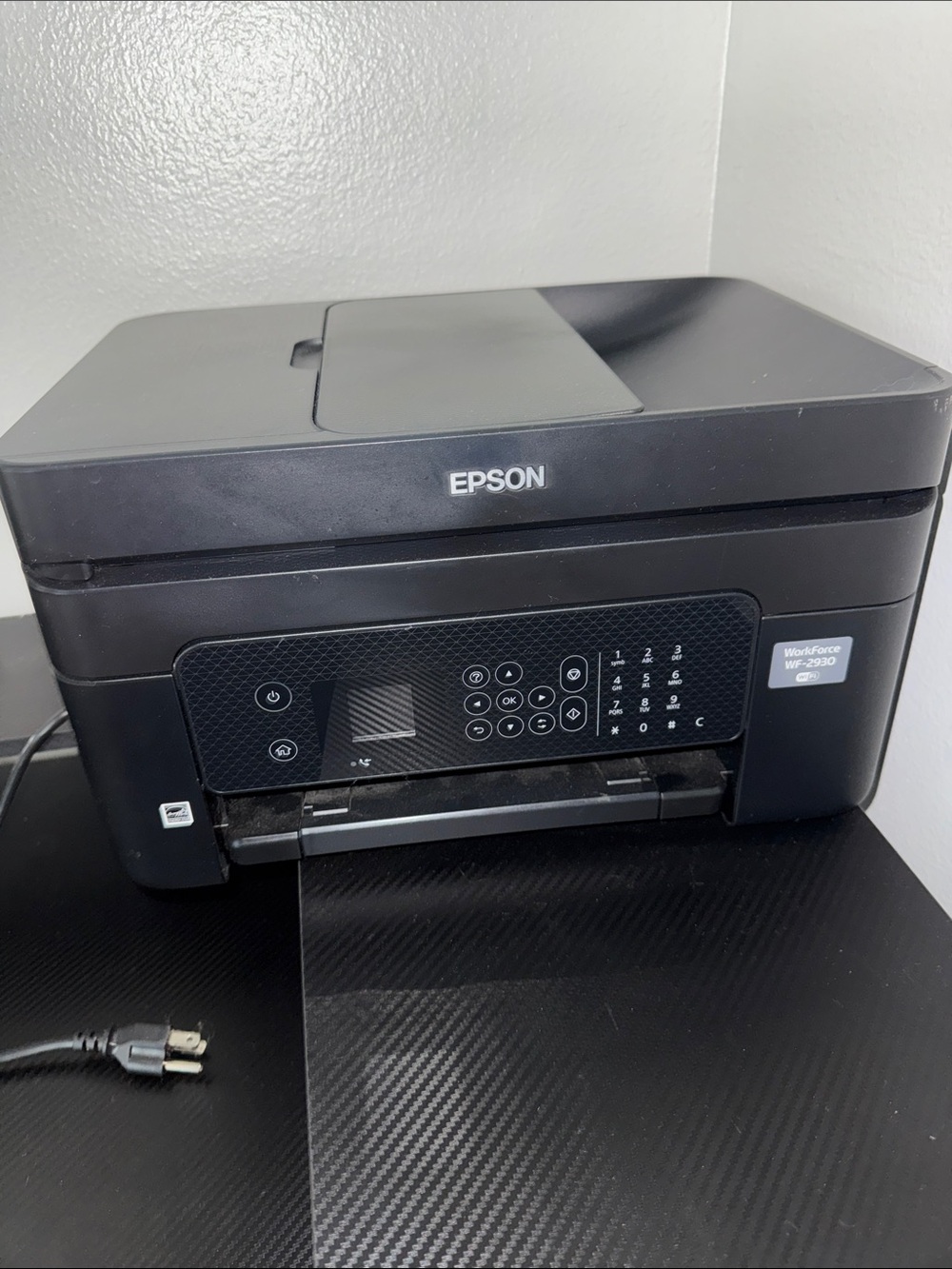 Epson Black All-in-One Inkjet Printer with Control Panel